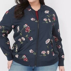Floral Embroidered Women's Jacket